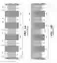 Fig. 06 - Flash memory cell arrays having dual control gates per memory cell charge storage element