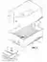Fig. 02 - Litter box having support elements which support litter above a floor having a drain located therein