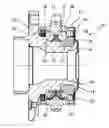 Fig. 01 - Bearing assembly with a protective cover for an encoder
