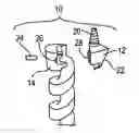 Fig. 01 - AUGER BIT WITH A REMOVABLE TIP