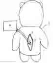Fig. 01 - STUFFED TOY UTILIZING REPLACEABLE HEATING PACKS