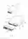 Fig. 02 - Multiport receptacle connector having EMI shell interlocked to partitioning wall for preventing warpage
