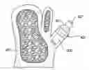 Fig. 01 - Over-the-hand cleaning device having independently-movable cleaning tool