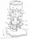 Fig. 01 - Retractable device for holding containers, and a container-processor installation fitted with such devices