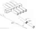 Fig. 01 - Cable assembly with molded grounding bar and method of making same