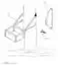 Fig. 09 - Archery bow holder with ground stand and work table mounting bar