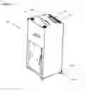 Fig. 02 - Trolley-style suitcase having a reversibly deployable seat