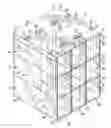 Fig. 01 - Dunnage structure made with multiple ply partitions