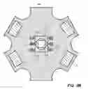 Fig. 24 - Method of making a semiconductor chip assembly with a post/base/cap heat spreader