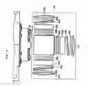 Fig. 07 - Optical component adjustment mechanism, liquid crystal display and projection display