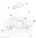 Fig. 01 - Portable audio/video playing device disposing structure