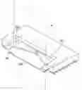 Fig. 01 - Printer with movable blade having rack that meshes with pinion when cover is closed