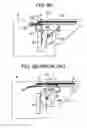 Fig. 09 - Printer with movable blade having rack that meshes with pinion when cover is closed