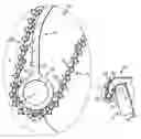Fig. 01 - Saw box for preventing chain shot from a broken sawchain