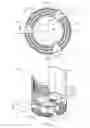 Fig. 04 - Drill bits with axially-tapered waterways