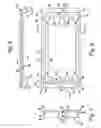 Fig. 07 - Reconfigurable console mount having a plurality of interchangeable tongue-and-groove blank and equipment mounting panels and quick disconnect clamps