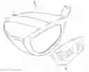 Fig. 01 - Golf club head having a composite face insert