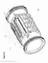 Fig. 09 - Non-clogging non-pressure compensated drip emitter