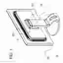 Fig. 02 - Liquid crystal display and height adjustable base of the panel thereof