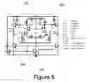 Fig. 10 - Miniaturized, low power, wireless transmitter and receiver with on-chip antenna, and wireless coupling of on-chip and off-chip antenna