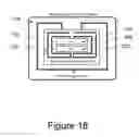 Fig. 19 - Miniaturized, low power, wireless transmitter and receiver with on-chip antenna, and wireless coupling of on-chip and off-chip antenna