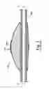 Fig. 06 - Eccentric abrading and cutting head for high-speed rotational atherectomy devices