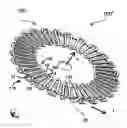 Fig. 01 - Arcuate coil winding and assembly for axial gap electro-dynamo machines (EDM)