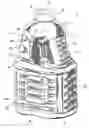 Fig. 01 - Synthetic resin bottle having two depressions defining a grip