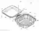 Fig. 01 - TAMPER EVIDENT CONTAINER WITH FRANGIBLE HINGE