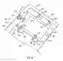 Fig. 18 - Label assembly having raisable registration tabs disposed over removable shapes