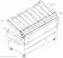 Fig. 01 - Gravity release locking apparatus for trash container