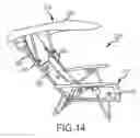 Fig. 09 - Collapsible canopy along with article of furniture and method incorporating the same