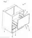 Fig. 02 - Drawer frame with a fastening device for a front panel