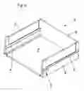Fig. 03 - Drawer frame with a fastening device for a front panel