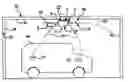 Fig. 01 - Retractable overhead charging cord dispenser for vehicles