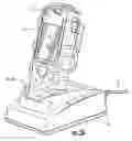 Fig. 04 - Docking charger for charging a hand held electronic device with or without a protective cover case fitted thereon
