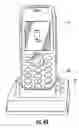 Fig. 07 - Docking charger for charging a hand held electronic device with or without a protective cover case fitted thereon
