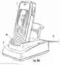 Fig. 08 - Docking charger for charging a hand held electronic device with or without a protective cover case fitted thereon