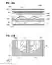 Fig. 13 - In-plane field type liquid crystal display device comprising liquid crystal molecules with more than two kinds of reorientation directions