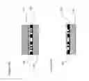 Fig. 32 - Counter-balanced MEMS mirror with hidden hinge