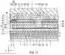 Fig. 12 - Magnetoresistive element including a pair of ferromagnetic layers coupled to a pair of shield layers