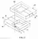 Fig. 16 - Magnetoresistive element including a pair of ferromagnetic layers coupled to a pair of shield layers