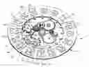 Fig. 01 - Device that assists in maintaining the position of a date indicator disc for a timepiece