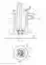 Fig. 04 - Riserless transfer pump and mixer/pre-melter for molten metal applications