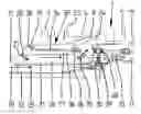 Fig. 01 - Gas turbine having a rotor including a turbine rotor, expanded shaft and a compressor rotor