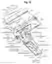 Fig. 14 - Stack comprising multi-folded four panel sheets and folding boards therefor
