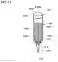 Fig. 14 - ADHESIVE MATERIAL, ADHESIVE MATERIAL APPLICATOR, AND TRANSFER SHEET
