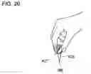 Fig. 18 - ADHESIVE MATERIAL, ADHESIVE MATERIAL APPLICATOR, AND TRANSFER SHEET