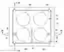 Fig. 01 - Superconductive filter with plurality of resonator patterns formed on surface of dielectric substrate