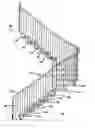 Fig. 01 - Bent pole composite stairs